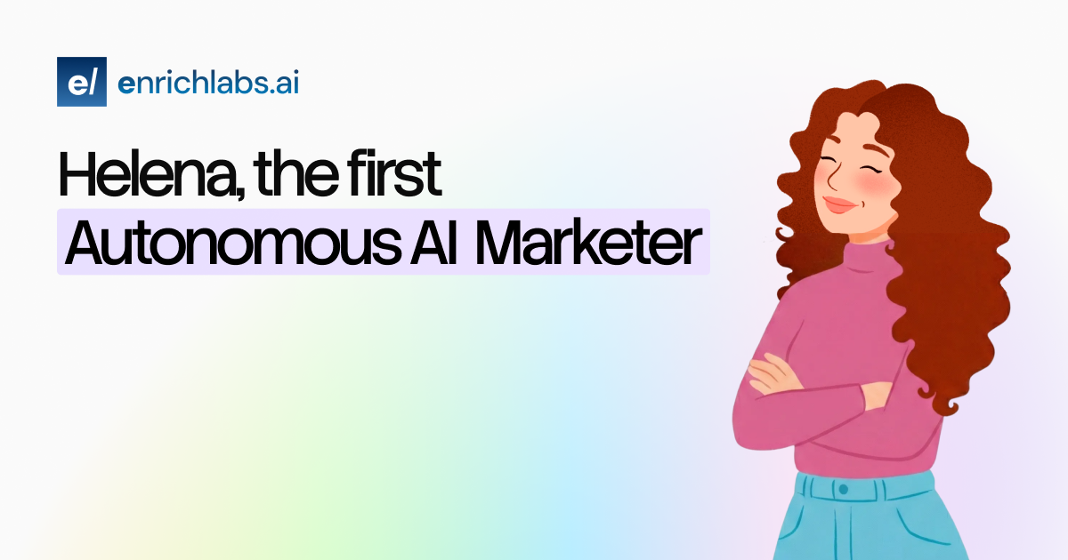 Meet Helena, the First Autonomous AI Marketer website preview